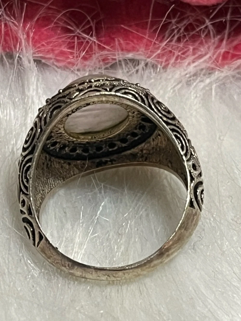 Moonstone Blue Topaz Ring